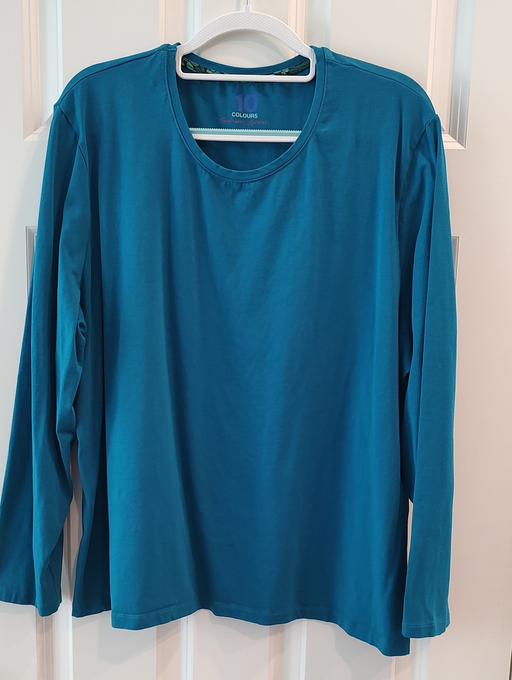 Gudrun Sjoden XXL Teal Long Sleeve Top